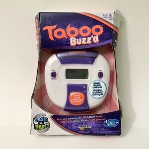 Taboo Buzz’d Electronic Game Hasbro Bilingual English/French